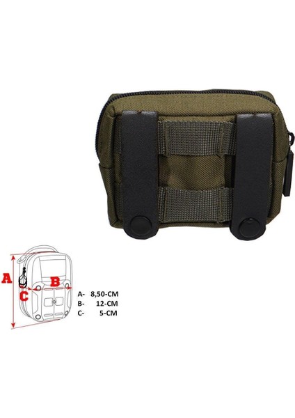 Mas Tactical Yatay Yardımcı Cep (Haki) - S