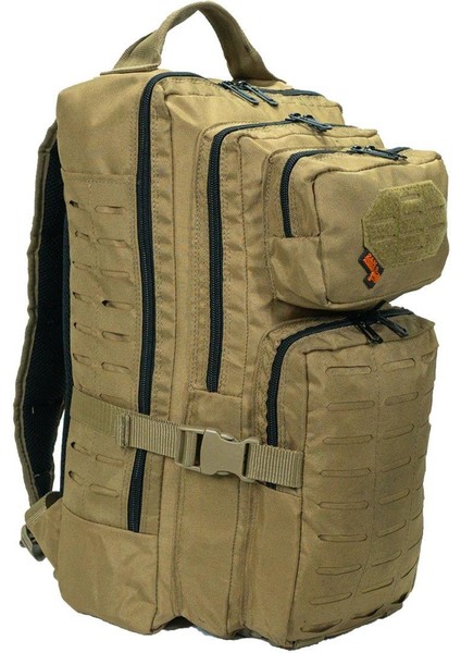 Outdoor Sırt Çantası - 18 Litre (Kamp, Trekking, Dağcı, Avcı, Taktik Çanta) Tan Rengi