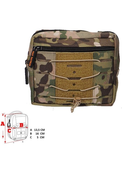 Mas Tactical Yatay Yardımcı Cep (Multicam) - L