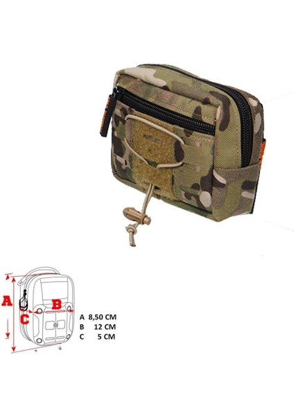 Mas Tactical Yatay Yardımcı Cep (Multicam) - S