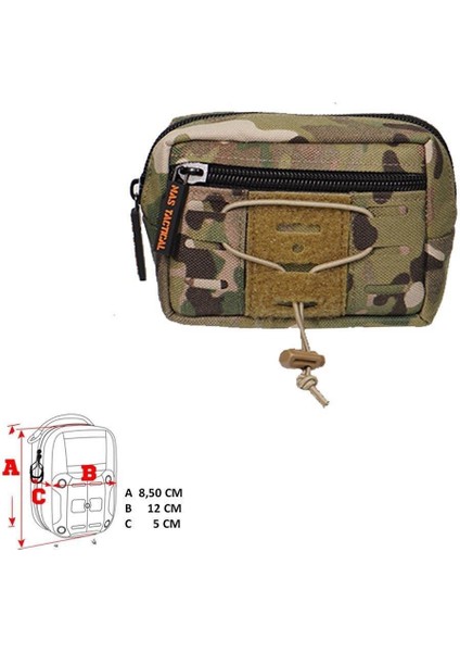 Mas Tactical Yatay Yardımcı Cep (Multicam) - S