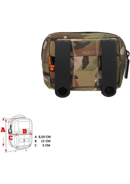 Mas Tactical Yatay Yardımcı Cep (Multicam) - S