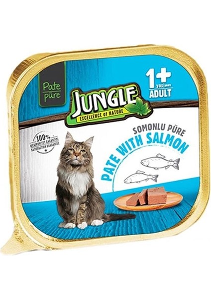 Balıklı Pate Yetişkin Konserve Kedi Maması 100 gr