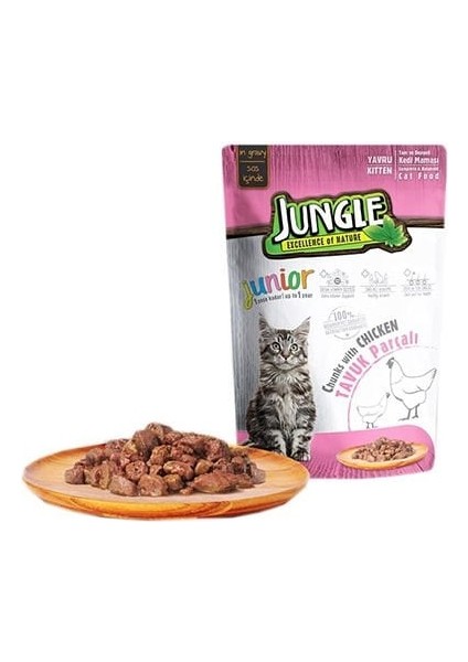 Tavuklu Pouch Yavru Konserve Kedi Maması 85 gr