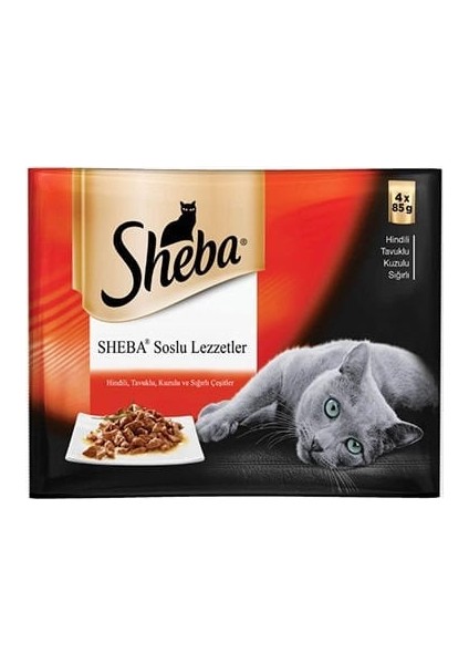 Cuisine Etli Çeşitler Konserve Kedi Maması 4X85 gr