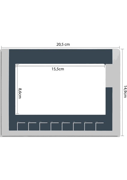KTP700 205 x 149MM Membran