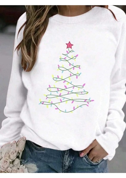 Bisiklet Yaka Beyaz Oversize Sweatshirt fiyatları