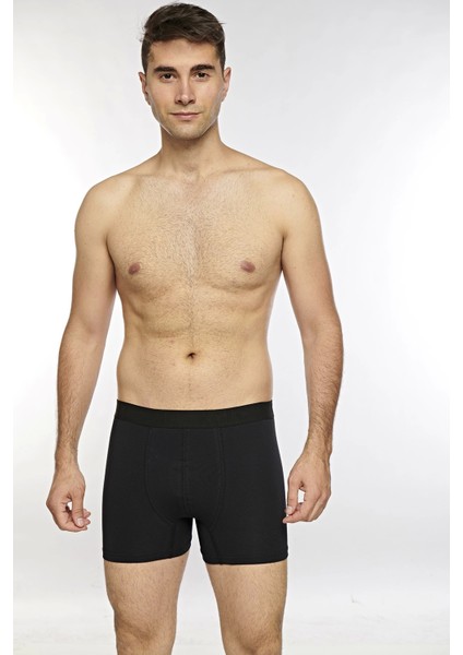 Erkek Likralı Boxer K1340-Siyah fiyatları