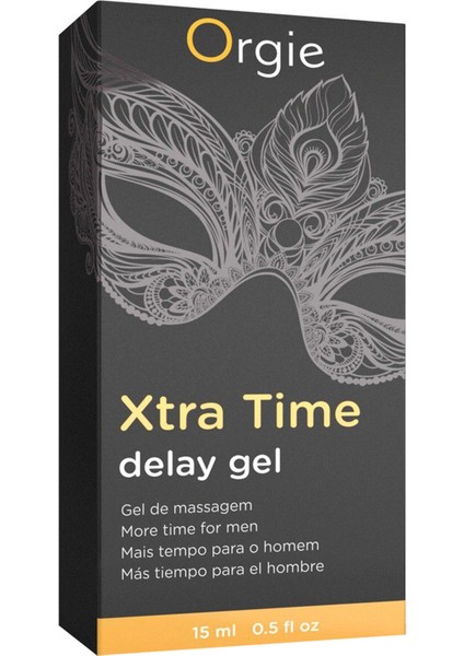 Xtra Time Uzatıcı Jel İlişki Süresi Uzatıcı Jel 15 ml