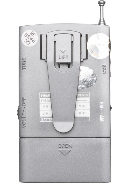 Gri Renk Cep Tipi Analog Fm Radyo VS-R106 (81)