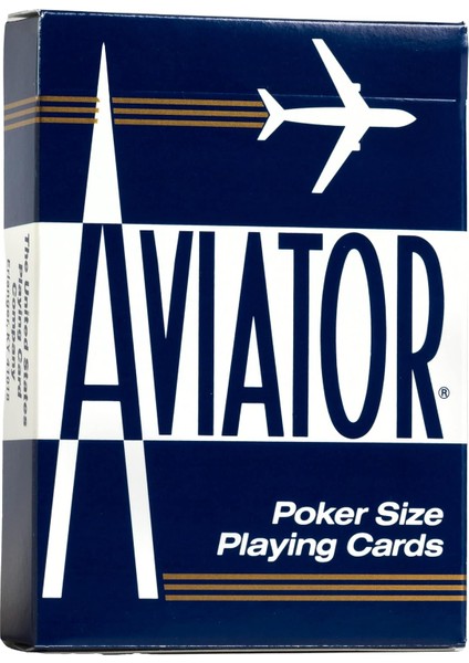 Aviator Oyun Kartı- Mavi Deste