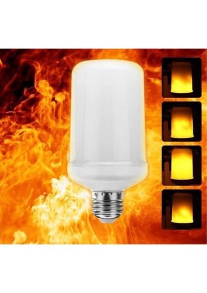 Helıos Alev Efektli LED Ampul Gerçekçi 3 Kademeli