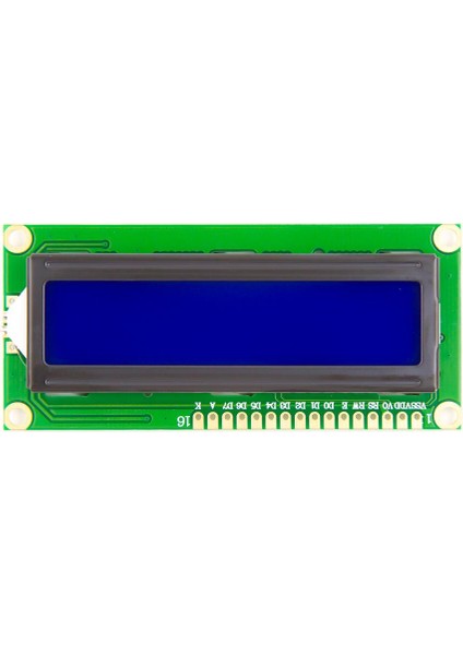 LCD1602 16x2 LCD Ekran (Sarı Mavi Arka Işıklı)