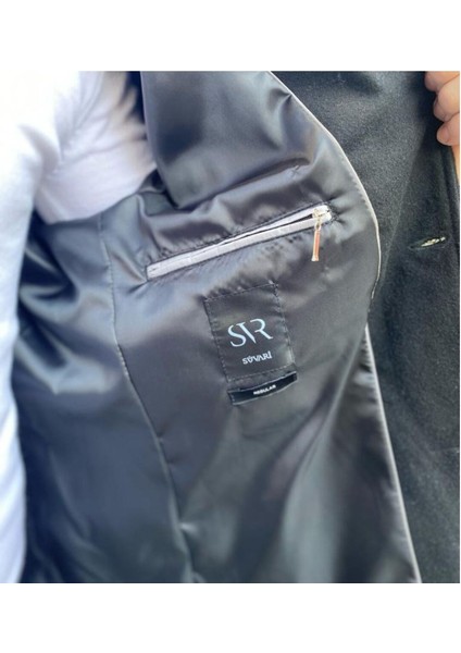 Regular Fit Premium Yün Içerikli Rahat Kalıp Kaşe Kaban Lacivert indirimleri