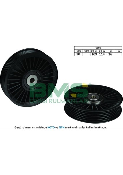 Alternatör Gergi Rulmanı Astra F-G- Omega B- Vectra B-C-Zafıra 2.0dtı 16V- Sıgnum