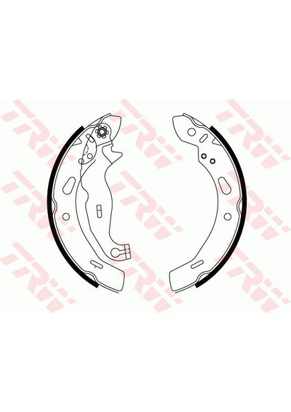 Arka Pabuç Balata Fıesta Vı 1.25-1.4-1.6tdci 08 Mazda 2 1.3 1.4 1.5 1.6mzr 08 200X32