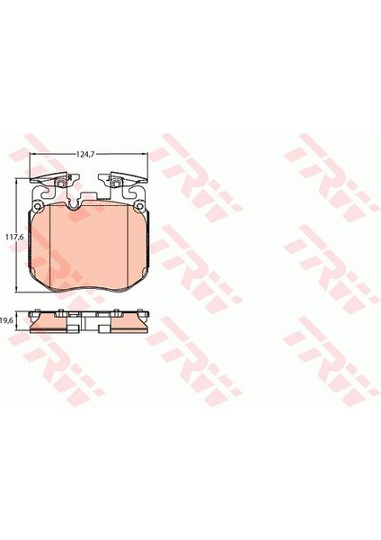 TRW Fren Balatası On Bmw G20 G22 G30 G32 G11 G14 G05 G06 G07 Rolls-Royce Phantom 17 Cullınan 18