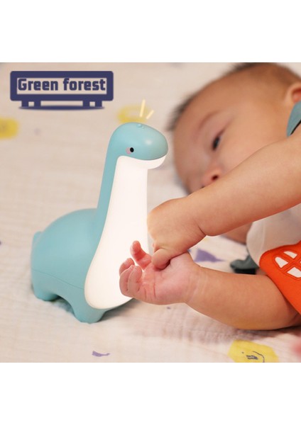 Yeşil Orman LED Gece Lambası Sevimli Görünüm Uyku-Eşlik Dinozor Gece Lambası Benzersiz Hediye (Yurt Dışından) indirimleri