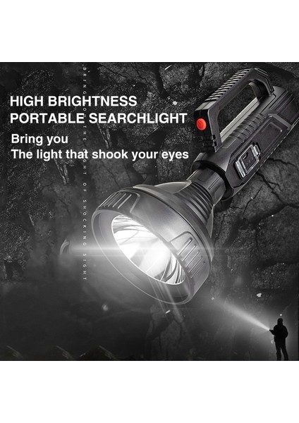 USB Şarj Edilebilir LED Çalışma Işığı, El Projektör Dış Aydınlatma Katlanabilir Kamp Feneri, Taşınabilir Çadır LED Işık El Feneri Kamp Yürüyüş Balıkçılık Için Su Geçirmez Lamba Arama (Yurt Dışından) modelleri