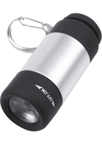 Flyeer 1 Adet USB Mini Torch El Feneri LED Taşınabilir Şarj Edilebilir Kapı Anahtarlık ile (Yurt Dışından)