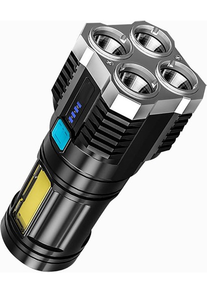 Çekirdekli LED Çok Fonksiyonlu Parlak El Feneri Cob Yan Işık Açık Taşınabilir Ev USB Şarj Edilebilir El Feneri (Yurt Dışından) fiyatları