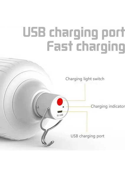 USB Şarj Edilebilir Ampul LED Acil Durum Ampul Işık Dış Mekan Durak Lambası El Fenerleri El Feneri (Yurt Dışından) modelleri