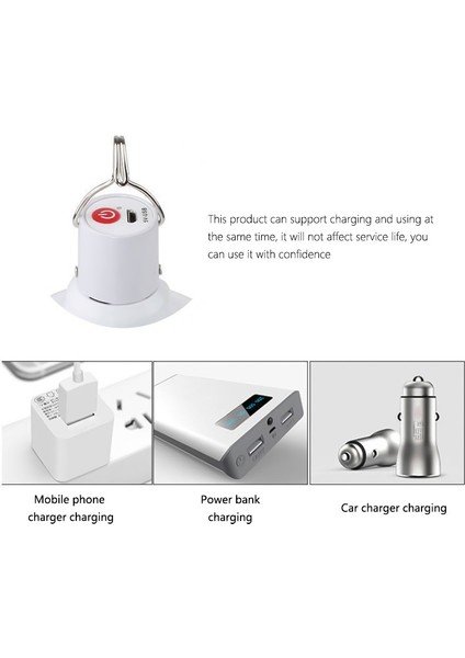 USB Şarj Edilebilir Ampul LED Acil Durum Ampul Işık Dış Mekan Durak Lambası El Fenerleri El Feneri (Yurt Dışından) fırsatları