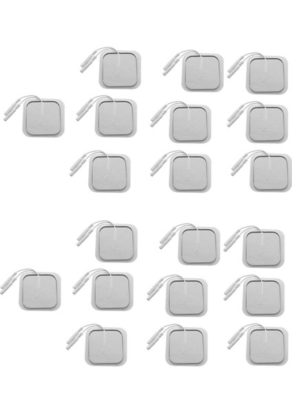 Onlarca Dijital Terapi Makinesi Için 40 Adet Elektrot Pedleri, Onlarca 3000 Için 2mm Fiş ile Kendinden Yapışkanlı Yeniden Kullanılabilir, Terapi Makinesi (Yurt Dışından)