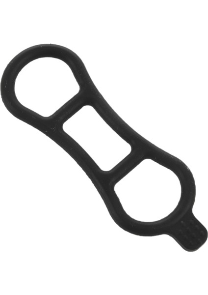 Bisiklet El Feneri Fikstürü-2 x Bisiklet El Feneri Torch Braketi 2 x Çıkartma 2 x Silikon Kayış-Siyah (Yurt Dışından)