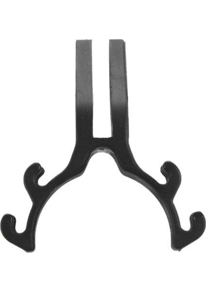 Bisiklet El Feneri Fikstürü-2 x Bisiklet El Feneri Torch Braketi 2 x Çıkartma 2 x Silikon Kayış-Siyah (Yurt Dışından)