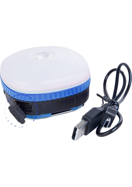 Taşınabilir Açık Şarj Edilebilir LED Yürüyüş Kamp Çadırı Fener Işığı USB Lamba (Yurt Dışından)
