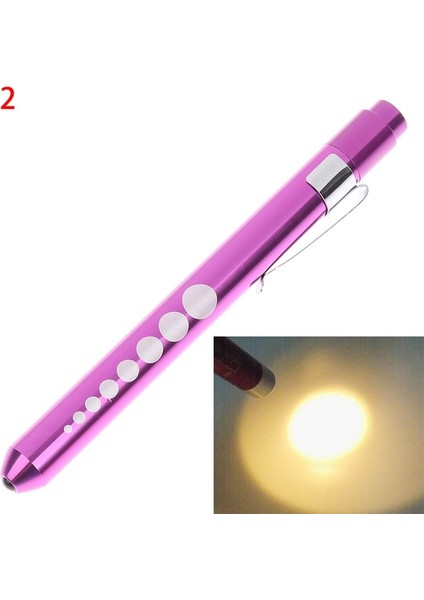 【eğlenceli Canlı】 LED El Feneri Çalışma Işığı Ilk Yardım Kalem Işık Torch Lambası Öğrenci Ölçer Ölçümü Taşınabilir Tıbbi Kalem Işığı (Yurt Dışından)