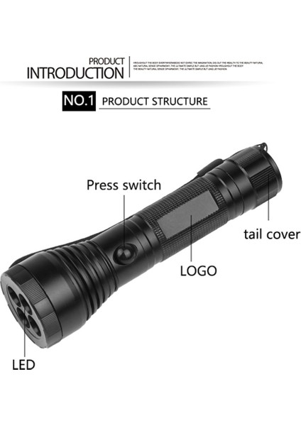 Yüksek Güç 4 S LED El Feneri Taşınabilir Kamp Işığı Acil Durum Sinyal Işığı (Yurt Dışından) indirimleri
