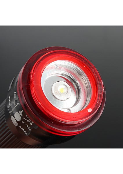 3 Mod 200LM 18650 Cree LED El Feneri Lamba Torch Yakınlaştırılabilir (Yurt Dışından)