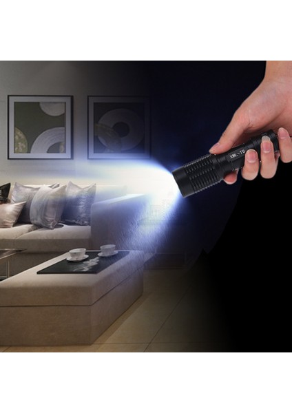 Skywolfeye 240-350LM T6 Odak Ayarlanabilir Dış Mekan 5 Mod LED El Feneri Siyah (Yurt Dışından) indirimleri