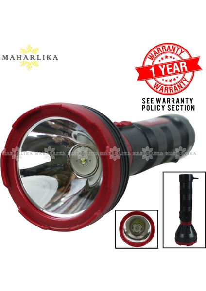[rongcai] Maharlika Leetec, LT-222-5 Şarj Edilebilir El Feneri 5W Yüksek Güçlü LED Fener (Yurt Dışından)