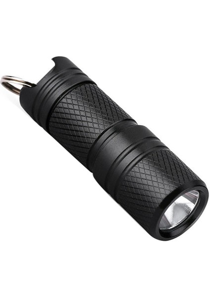 Açık Mini Taşınabilir Anahtarlık USB Şarj Edilebilir LED El Feneri Torch Lamba Işığı (Yurt Dışından)