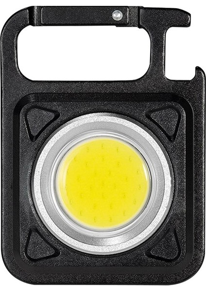 Mini LED Çalışma Işığı Taşınabilir El Feneri USB Şarj Edilebilir Anahtar Işık Kamp Açık Havada Yürüyüş Cob Fener (Yurt Dışından)