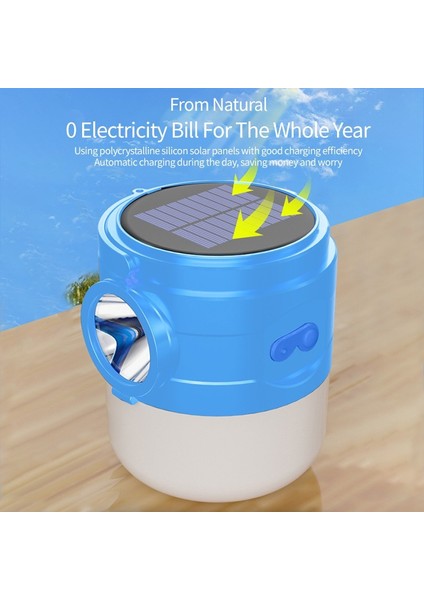 Güneş Kamp Işıkları LED Şarj Edilebilir Ampul El Feneri Açık Çalışma Acil Durum Lambası Taşınabilir Işık Fener (Yurt Dışından) indirimleri