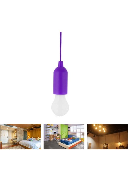 Renkli LED Ampul Avize Taşınabilir LED Çekme Kablosu Ampul Dış Mekan (Yurt Dışından)