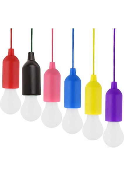 Renkli LED Ampul Avize Taşınabilir LED Çekme Kablosu Ampul Dış Mekan (Yurt Dışından)