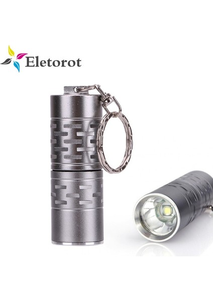1000LM Taşınabilir Flaş Işığı Torch Xm-L T6 Mini LED Cep El Feneri Kamp Lambası Linternas 3 Mod Güç CR123A/16340-BLACK (Yurt Dışından)