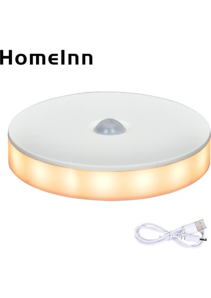 Homeınn Hareket Sensörü Lamba Parlama Önleyici USB Merdiven Otomatik Açma/kapama LED Indüksiyon Lambası (Yurt Dışından)