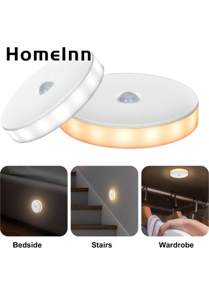 Homeınn Hareket Sensörü Lamba Parlama Önleyici USB Merdiven Otomatik Açma/kapama LED Indüksiyon Lambası (Yurt Dışından) indirimleri