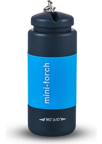 Mini Şarj Edilebilir Anahtarlık Işık LED Lityum Küçük Parlama El Feneri (Yurt Dışından)