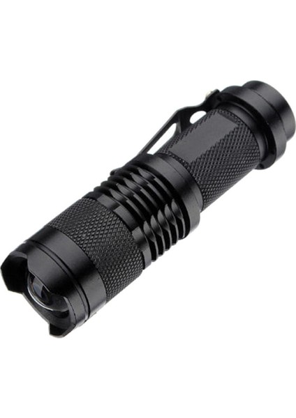 Taşınabilir Alüminyum Alaşımlı Sert Işık Fener Torch Mini Cep LED El Feneri (Yurt Dışından)