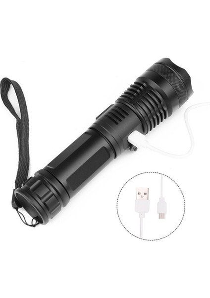 El Feneri 1000 Lümen Xlamp XHP50 Güçlü Işık Depreme Dayanıklı USB Zoom LED El Feneri Özellikleri (Yurt Dışından) modelleri