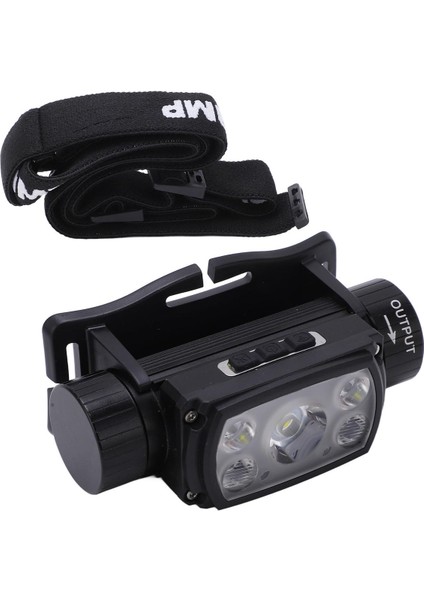 Şarj Edilebilir Far, Ipx4 Su Geçirmez Elastik Kafa Bandı Kafa Feneri Yürüyüş Için Kamp Için Koşu Için (Yurt Dışından)