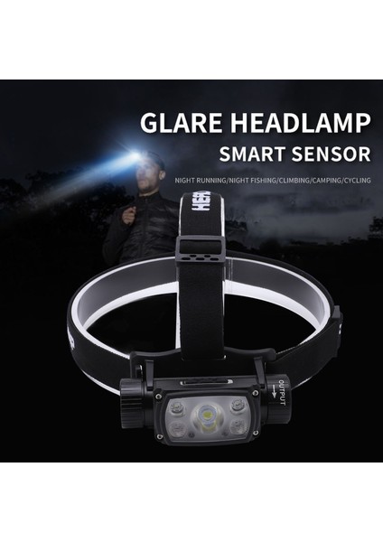 Şarj Edilebilir Far, Ipx4 Su Geçirmez Elastik Kafa Bandı Kafa Feneri Yürüyüş Için Kamp Için Koşu Için (Yurt Dışından) modelleri