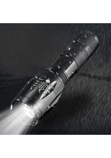 Adet 15000LM Parlak Açık Taktik T6 Zumlanabilir Alüminyum Alaşımlı El Feneri Torch (Yurt Dışından) fırsatları